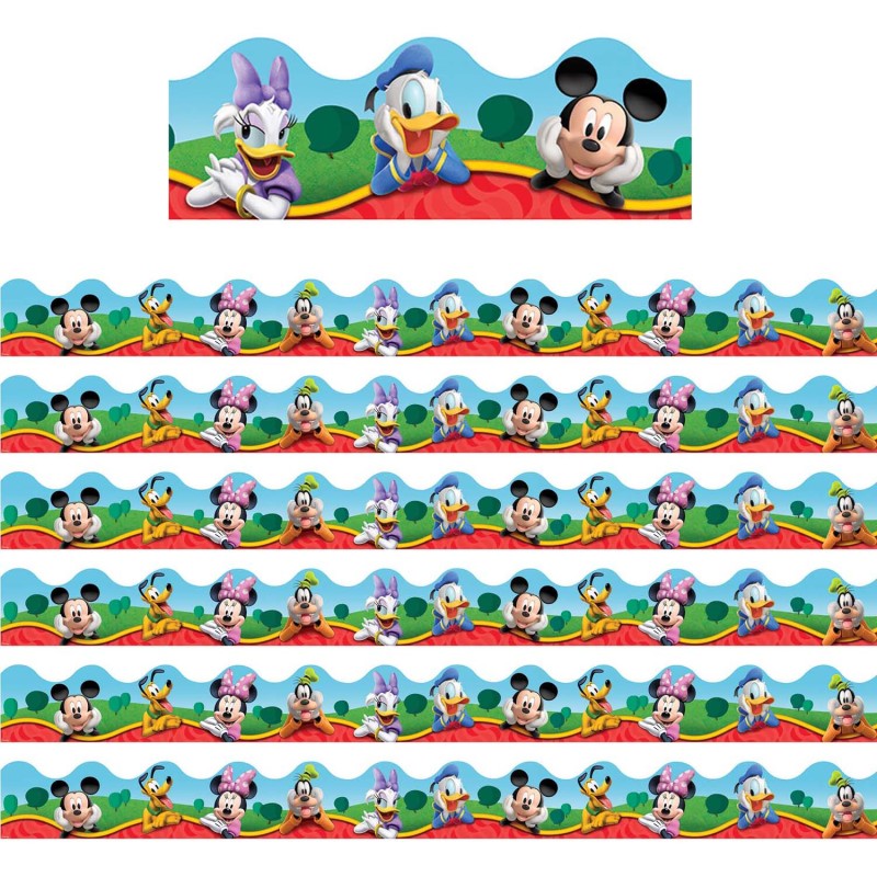 Mickey Mouse Clubhouse&reg; Characters Deco Trim&reg;, 37 Feet Per Pack, 6 Packs