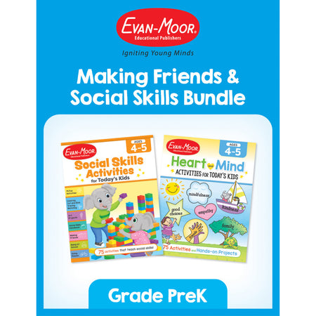 Making Friends & Social Skills Bundle, Grade PreK