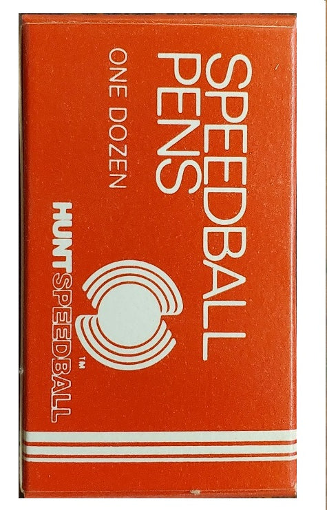 Hunt Speedball Lettering Pens Box of 12 B-2 Pen Ink Nibs #3012