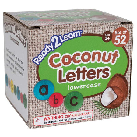 Coconut Letters, Lowercase, Set of 52