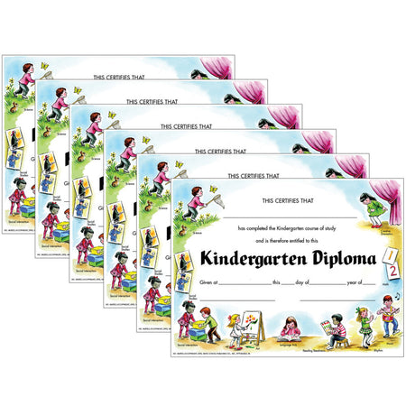 Kindergarten Diploma, 30 Per Pack, 6 Packs
