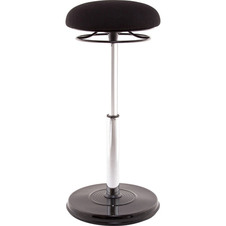 Office PLUS Sit-Stand Adjustable Chair 21.5-32", Black