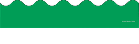 Rolled Scalloped Borders 2-1/4" Wide x 65 feet roll - Lime (Carson Dellosa 108468)