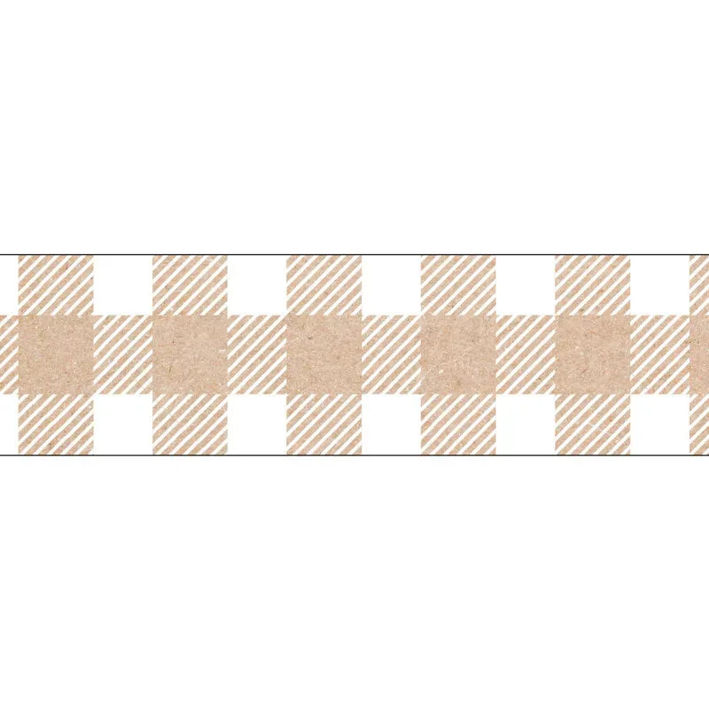 Krafty Pop Kraft Buffalo Check EZ Border, 48 Feet