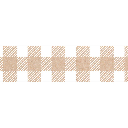Krafty Pop Kraft Buffalo Check EZ Border, 48 Feet