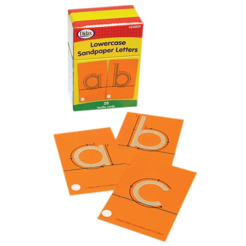 Tactile Sandpaper Lowercase Letters