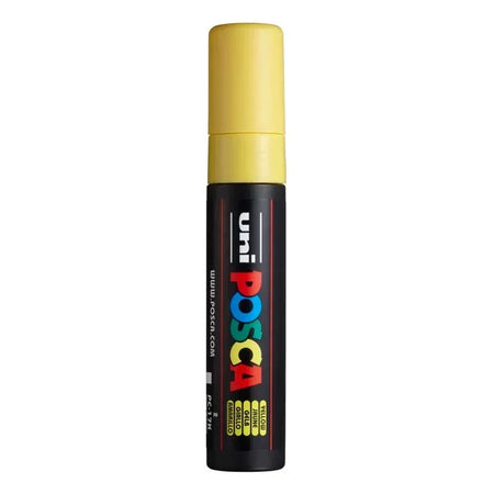 uni® POSCA PC-17K Water-Based Paint Markers, Extra Broad Tip (15mm), Yellow