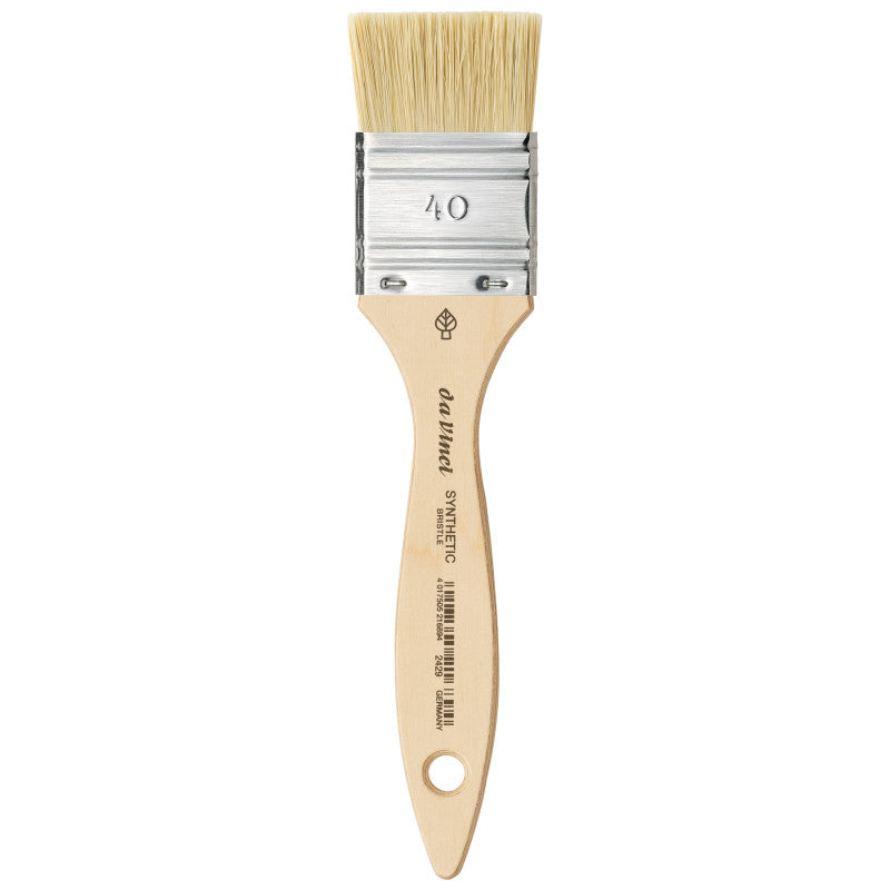 SYNTHETIC Mottler Brush, Natural Hog, Acrylic & Oil, Flat, Series 2429, Size 40