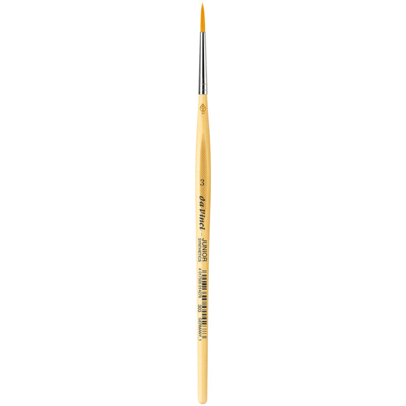 JUNIOR Synthetics Student Brush, Synthetic, Tempera, Round, Series 303, Size 3