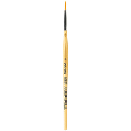 JUNIOR Synthetics Student Brush, Synthetic, Tempera, Round, Series 303, Size 3