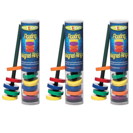 Floating Magnet Rings, 6 Per Pack, 3 Packs