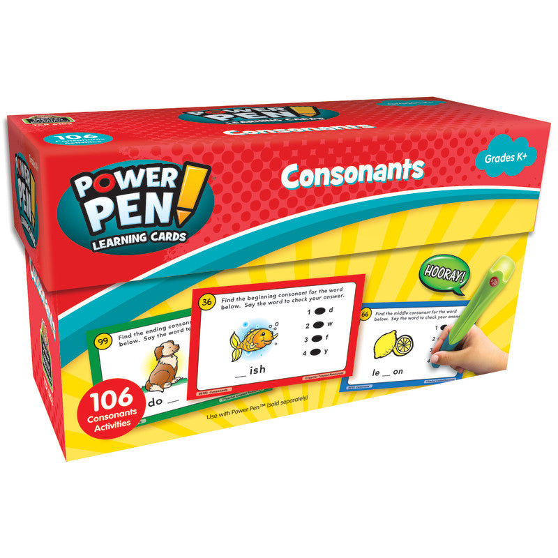Power Pen&trade; Learning Cards: Consonants
