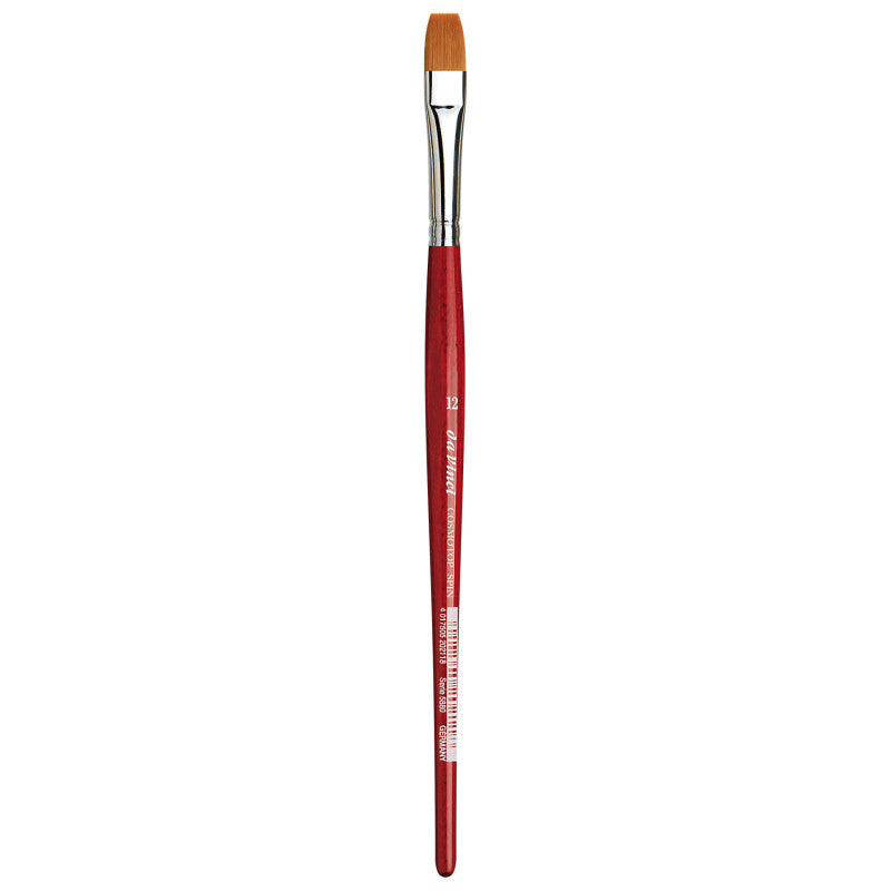 COSMOTOP-SPIN Silkpainting Brush, Synthetic, Watercolor, Flat, Size 12