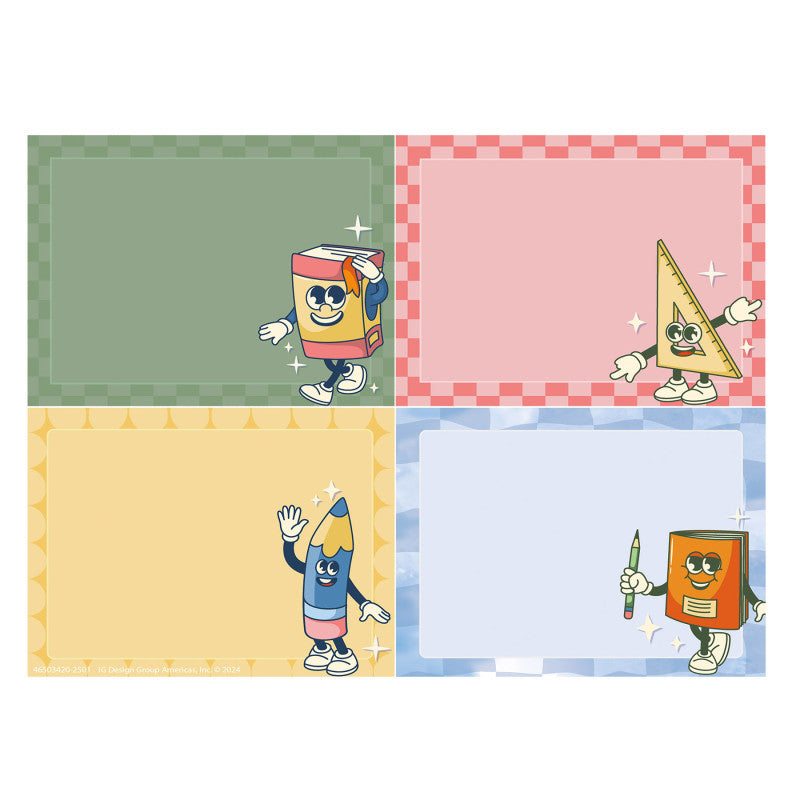 S'Cool Era Name Tags, 2-7/8" x 2-1/4", Pack of 40