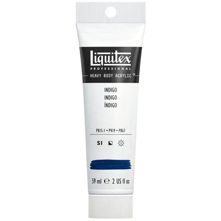 Professional Heavy Body Acrylic Paint, 59 mL Tube, Indigo