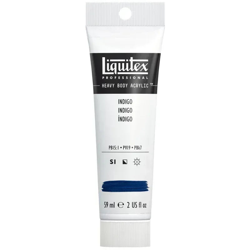 Professional Heavy Body Acrylic Paint, 59 mL Tube, Indigo