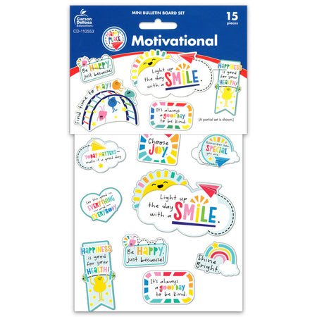 Happy Place Motivational Mini Bulletin Board Set