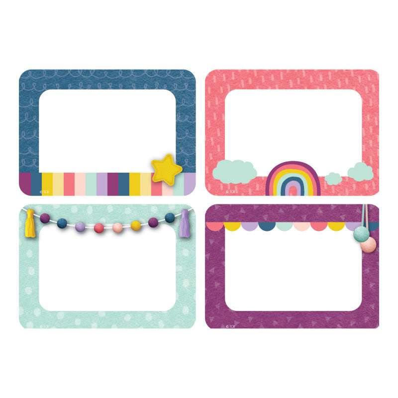 Oh Happy Day Name Tags/Labels - Multi-Pack, Pack of 36