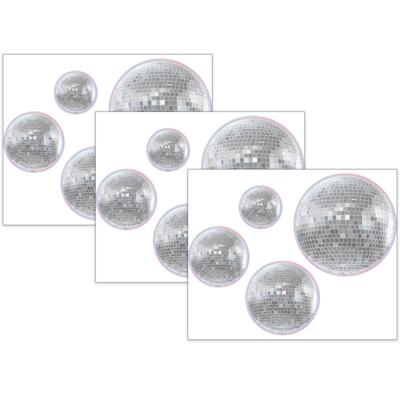 Disco Balls Accents, Assorted Sizes, 60 Per Pack, 3 Packs