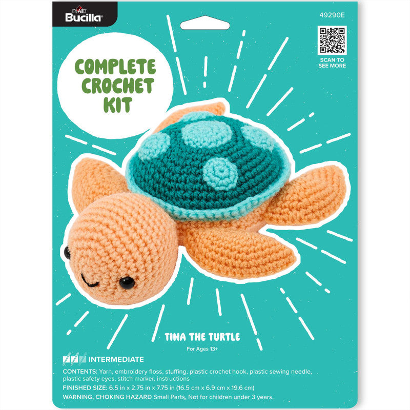 Amigurumi Tina the Turtle Crochet Kit