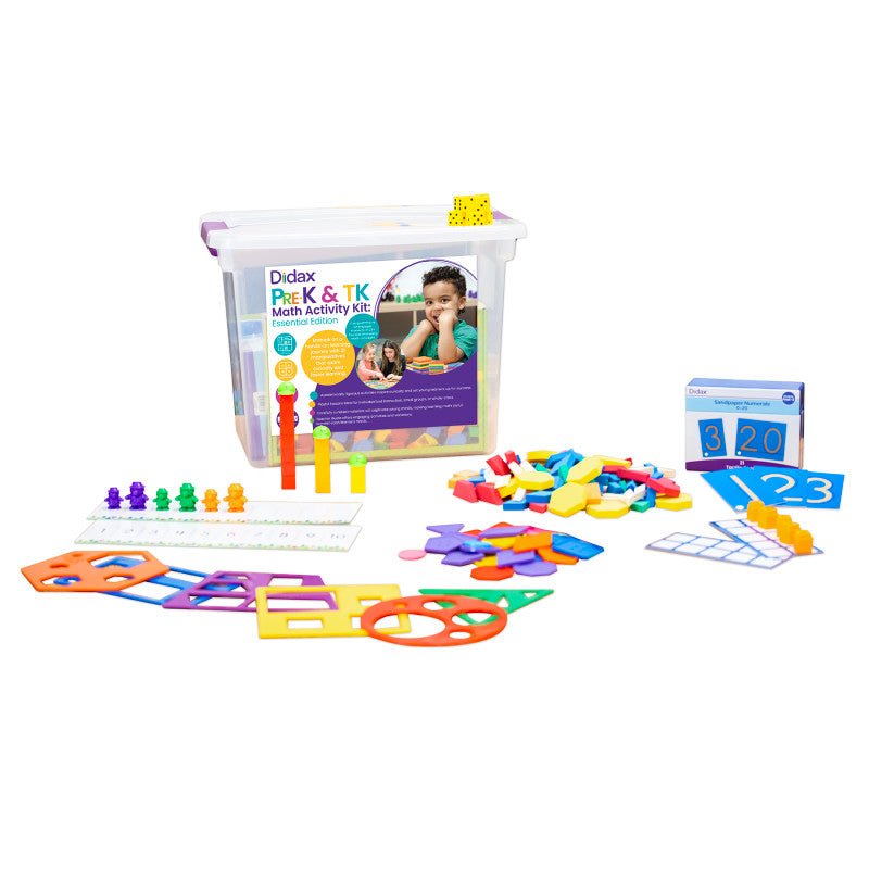 Pre-K and TK Math Activity Kit, Essential Edition