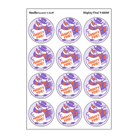 Mighty Fine!/Vanilla Scent Retro Scratch 'n Sniff Stinky Stickers&reg;, 24 ct.