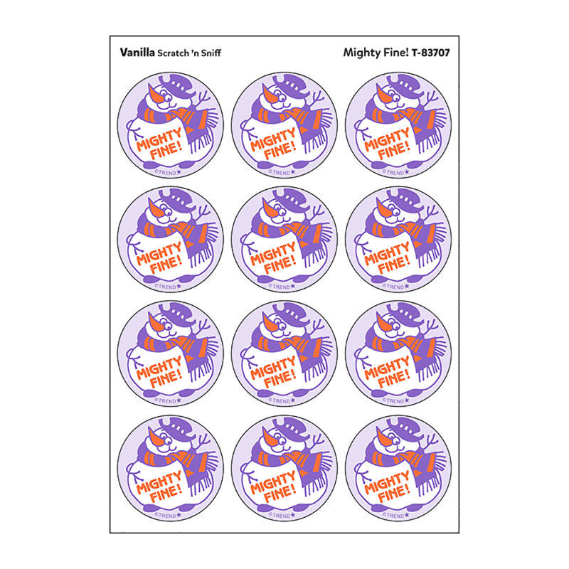 Mighty Fine!/Vanilla Scent Retro Scratch 'n Sniff Stinky Stickers&reg;, 24 ct.