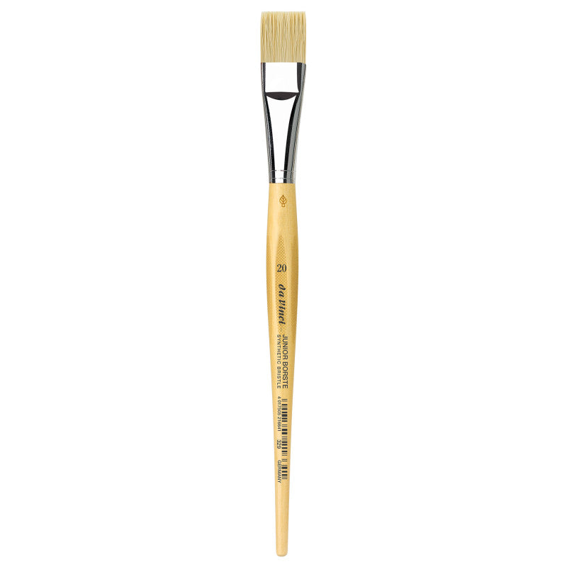 JUNIOR BORSTE Synthetic Student Brush, Synthetic, Tempera, Flat, Series 329, Size 20