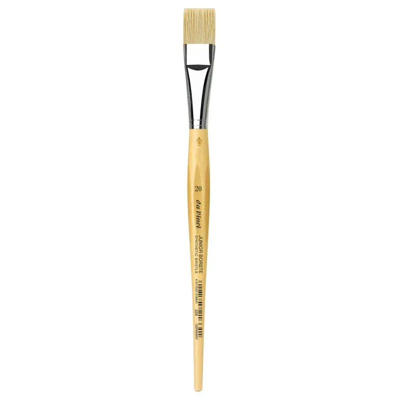 JUNIOR BORSTE Synthetic Student Brush, Synthetic, Tempera, Flat, Series 329, Size 20