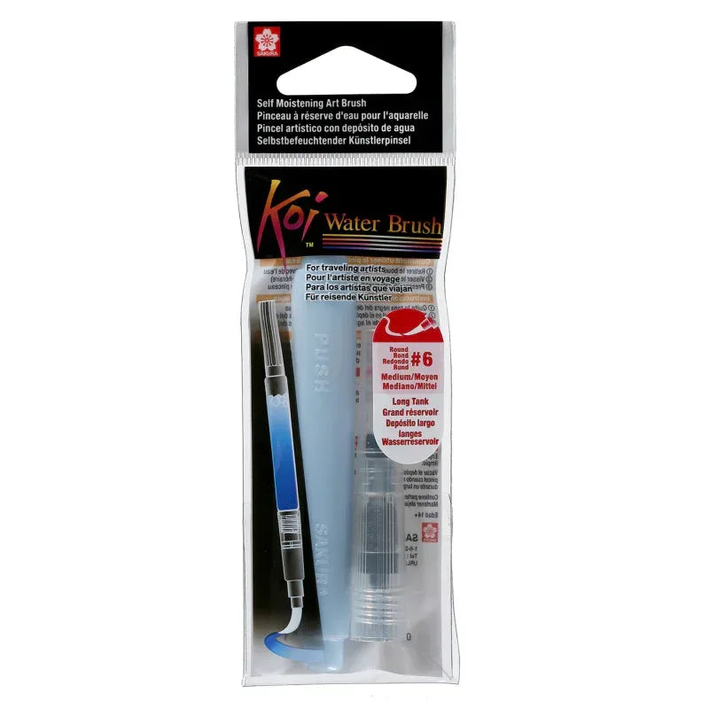 Koi Water Brush, 9mL Tank, Round, Medium