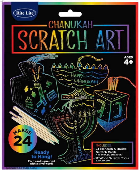 Chanukah Scratch Art