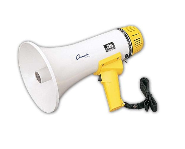 Coach, Referee, And Umpire Supplies Megaphones - 13151 - 800-1200 Yard Range Megaphone With Siren