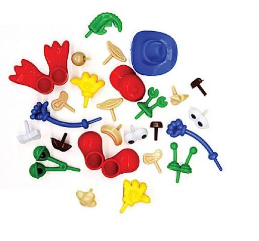 Creativity Street® Modeling Dough & Clay Body Parts & Accessories, 26 Pieces (PAC-9660)