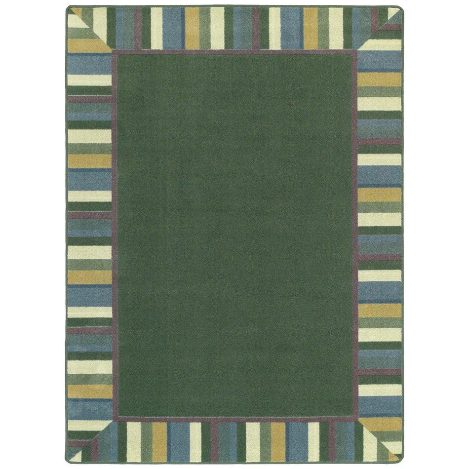 Clean Green 3'10" x 5'4" area rug in color Soft