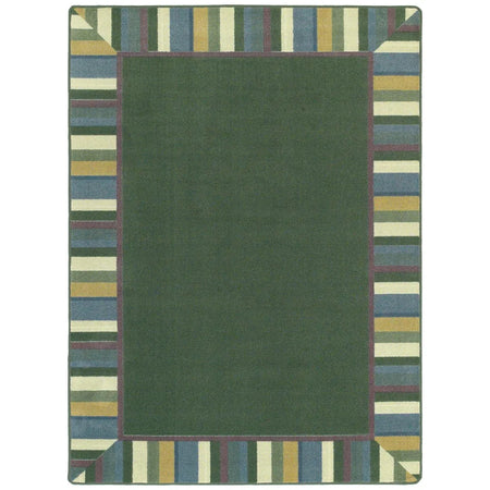 Clean Green 10'9" x 13'2" area rug in color Soft