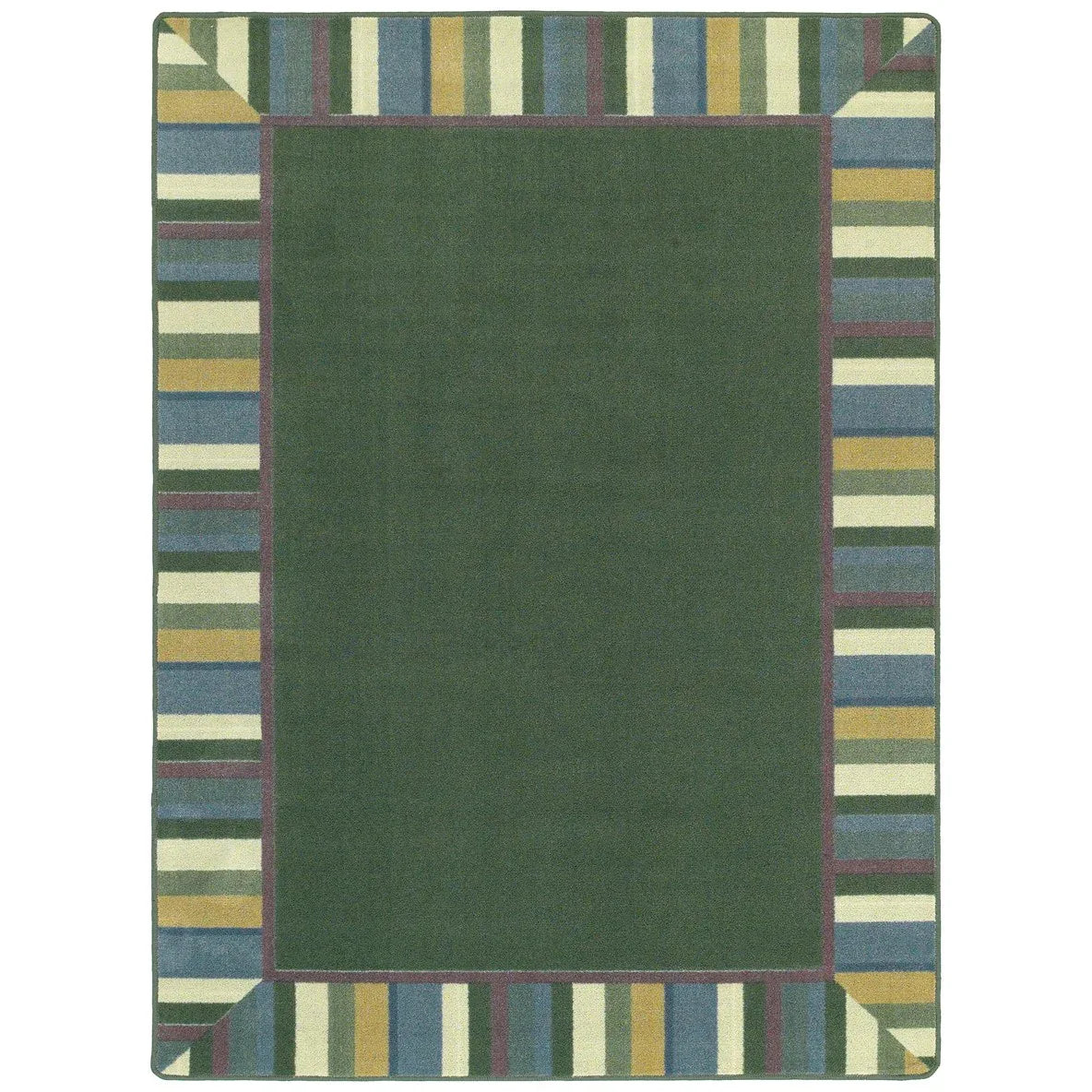 Clean Green 7'8" x 10'9" area rug in color Soft