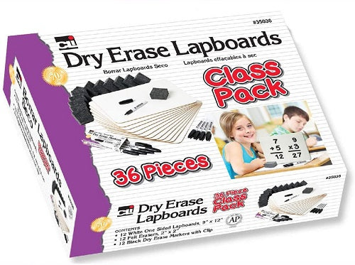 Dry Erase Lapboard Class Pack 12/PK - 35036