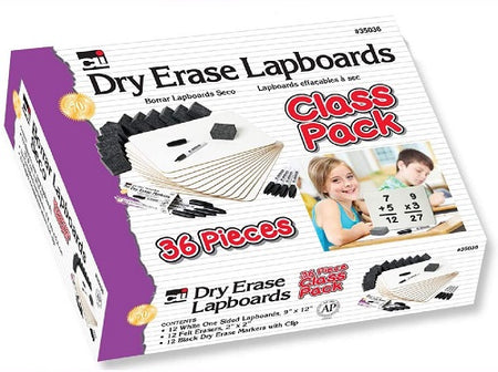 Dry Erase Lapboard Class Pack 12/PK - 35036