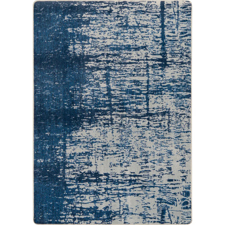 Coastal Canvas 5'4" x 7'8" area rug in color High Tide