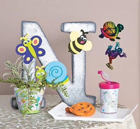 Color Your Own Plastic Sipper Cups with Lids & Straws 12 per package