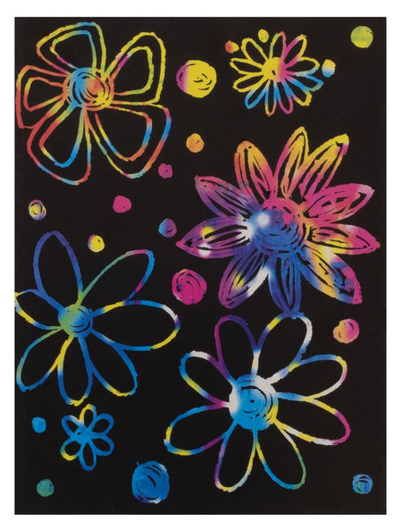 Scratch and Reveal "Now You See It!®" Art Paper, Color Craze, 8.5" x 11", 6 colors, 12 sheets (DIXPAC4620)