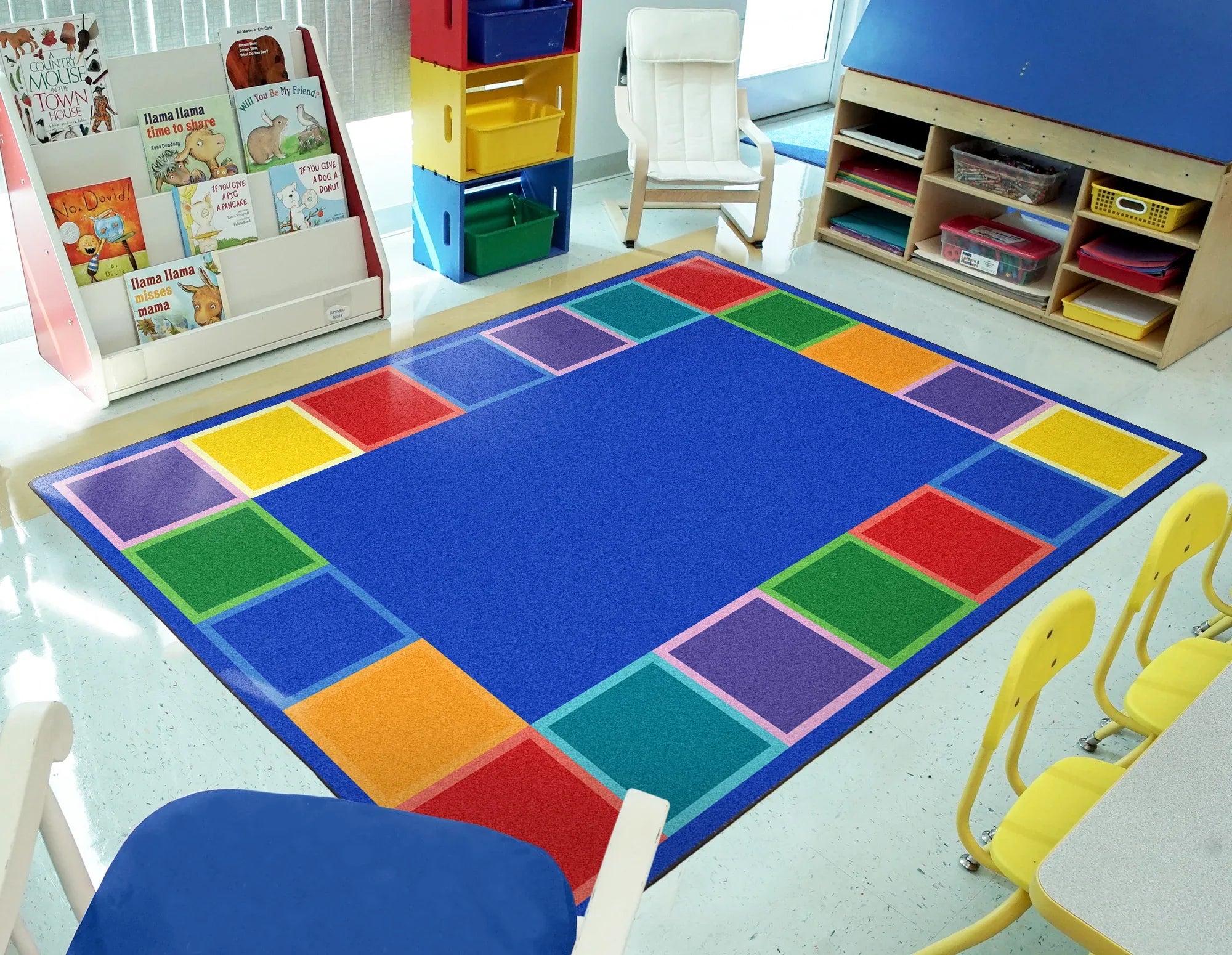Color Tones 5'4" x 7'8" area rug in color Multi