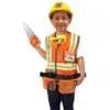 Melissa & Doug Construction Worker Costume Dress-Up Set (6 pcs) 4837