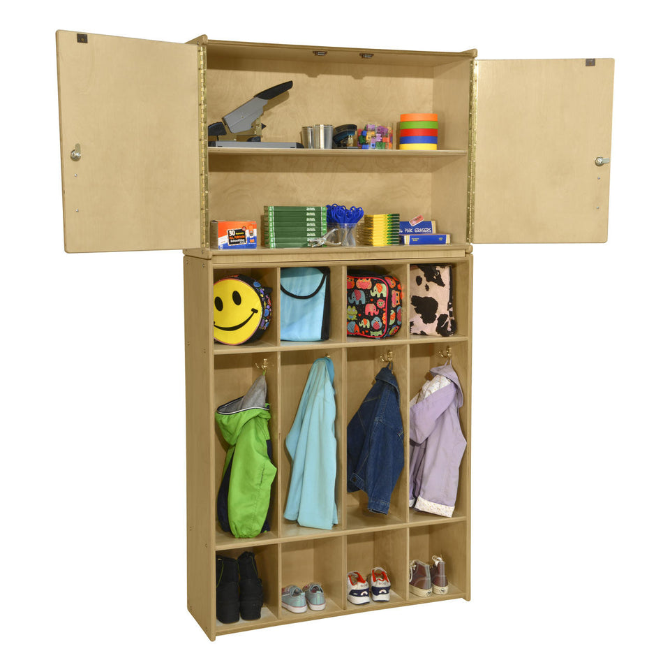 Contender 4 Unit Storage Locker and Cabinet- Assembled