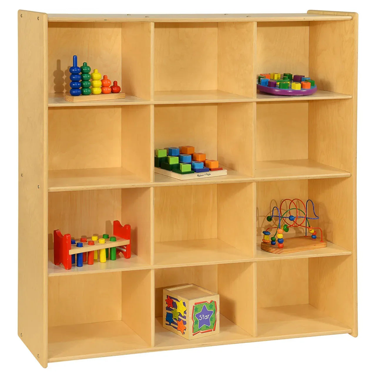 Contender Big Cubby Storage with 12 Cubbies - Assembled