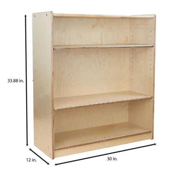 Contender Adjustable Shelf Bookcase (33-7/8" H) - RTA
