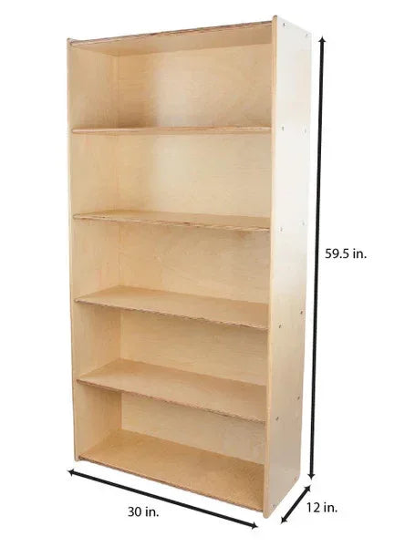 Contender Bookshelf, 59-1/2"H - Assembled