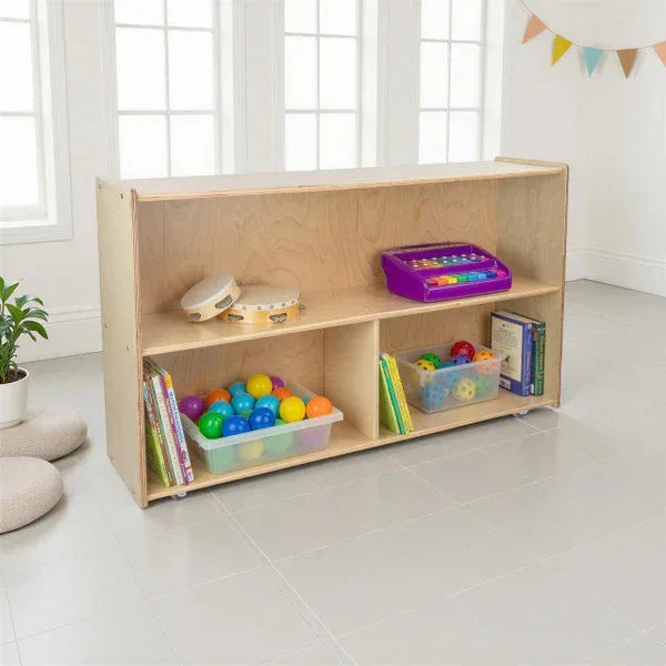 Contender Versatile Mobile Single Storage Unit, 29-1/4"H - Assembled with Casters