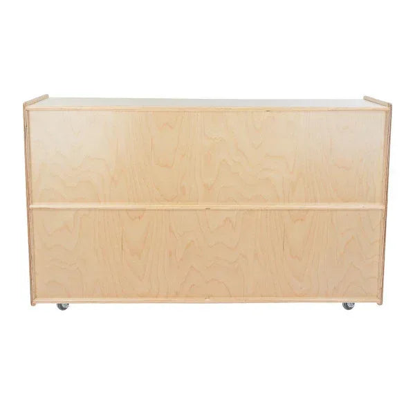 Contender Versatile Mobile Single Storage Unit, 29-1/4"H - Assembled with Casters