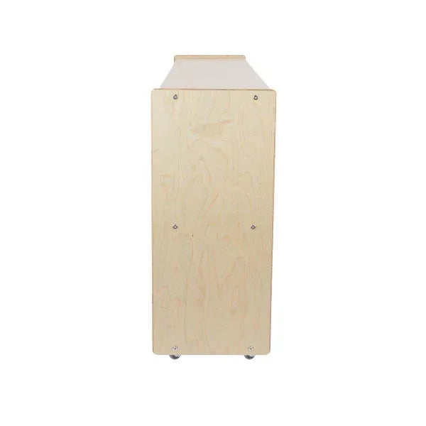 Contender Versatile Mobile Single Storage Unit, 29-1/4"H - Assembled with Casters
